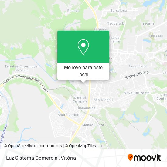 Luz Sistema Comercial mapa