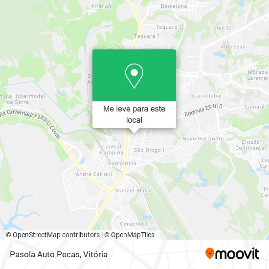 Pasola Auto Pecas mapa