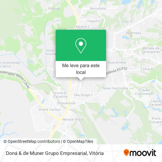 Doná & de Muner Grupo Empresarial mapa