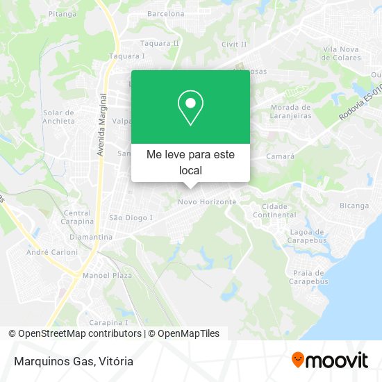 Marquinos Gas mapa