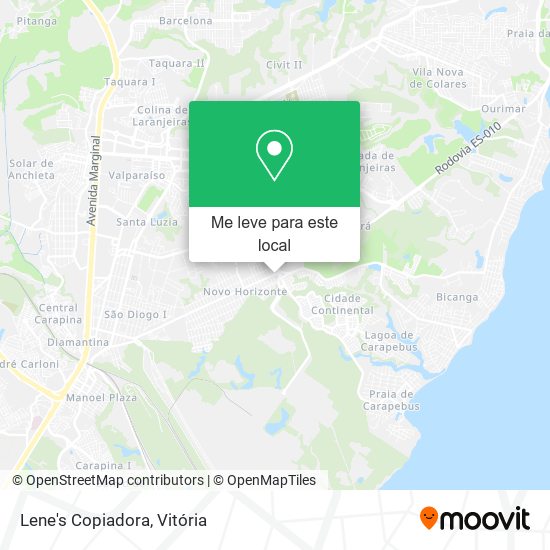 Lene's Copiadora mapa