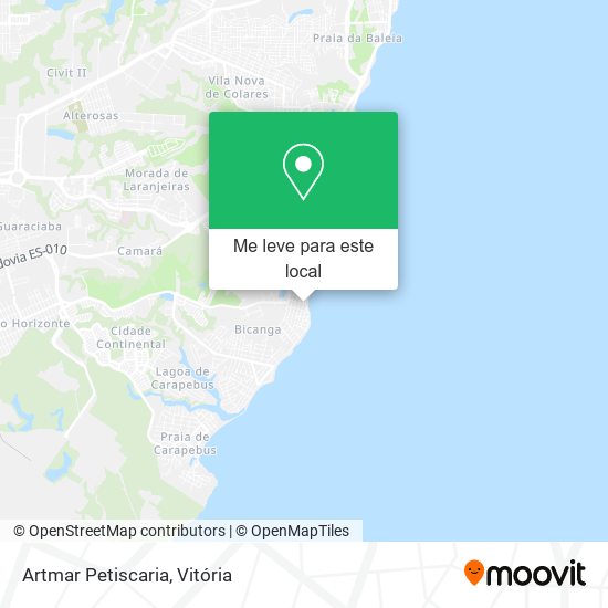 Artmar Petiscaria mapa