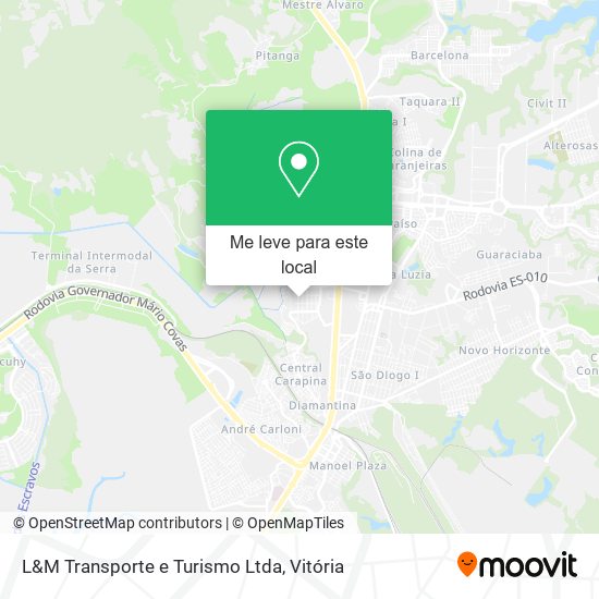 L&M Transporte e Turismo Ltda mapa