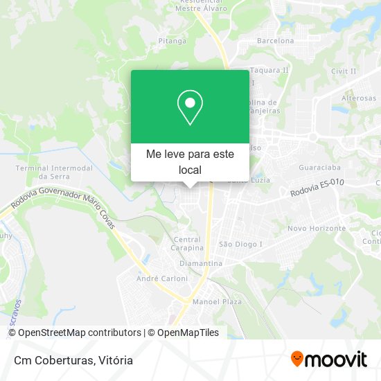 Cm Coberturas mapa