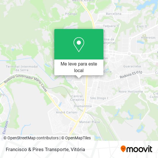 Francisco & Pires Transporte mapa