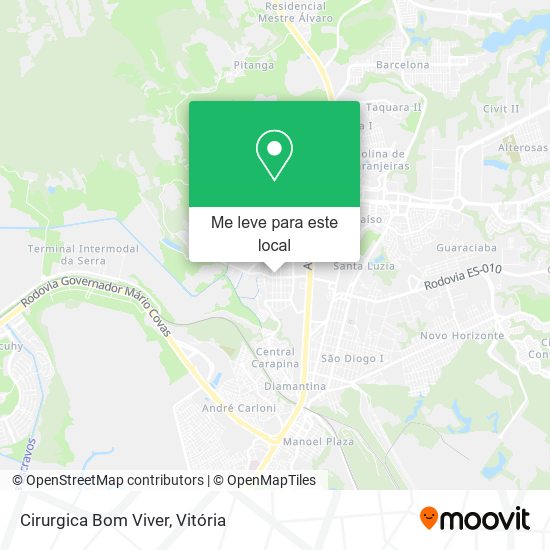 Cirurgica Bom Viver mapa