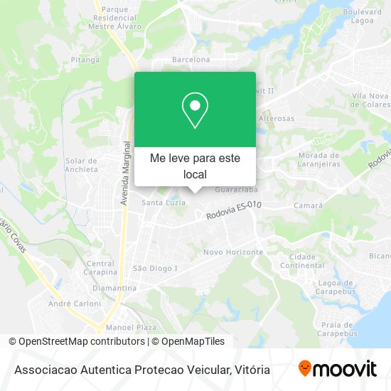 Associacao Autentica Protecao Veicular mapa