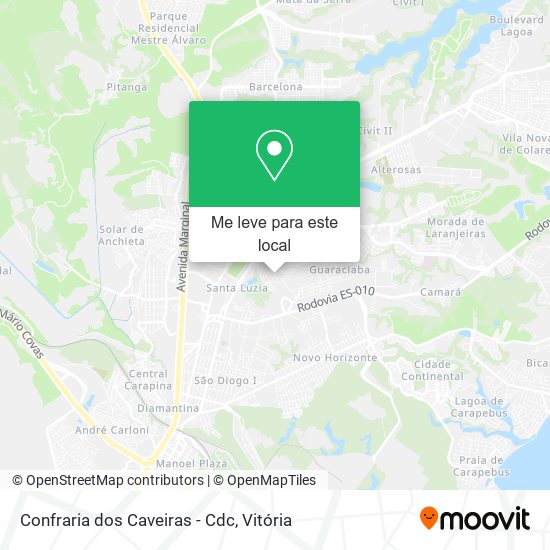 Confraria dos Caveiras - Cdc mapa