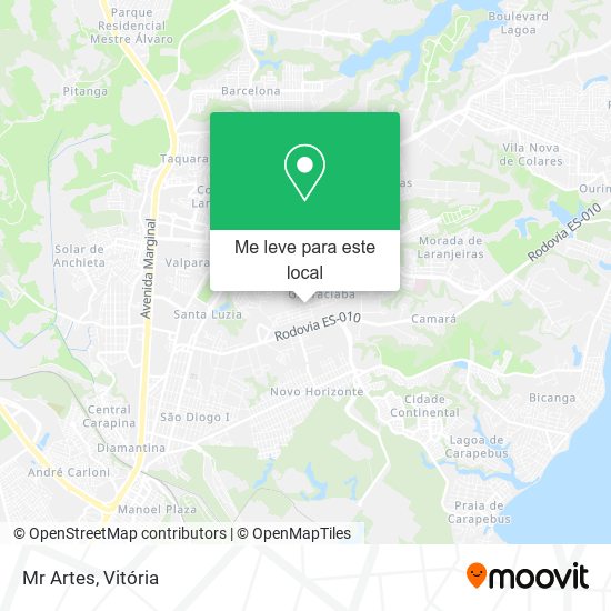Mr Artes mapa
