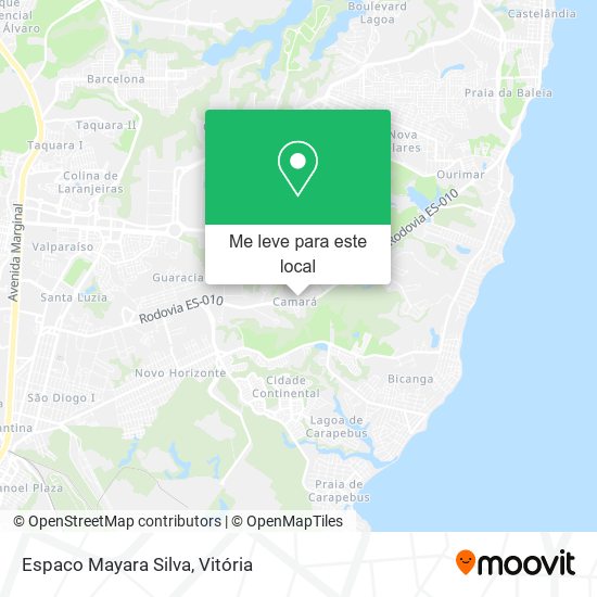 Espaco Mayara Silva mapa
