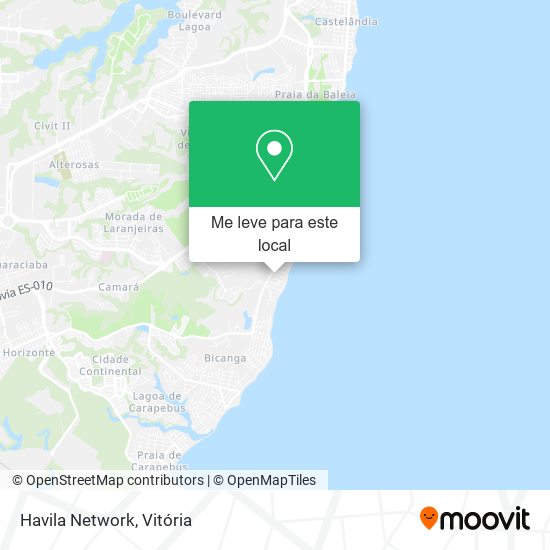Havila Network mapa