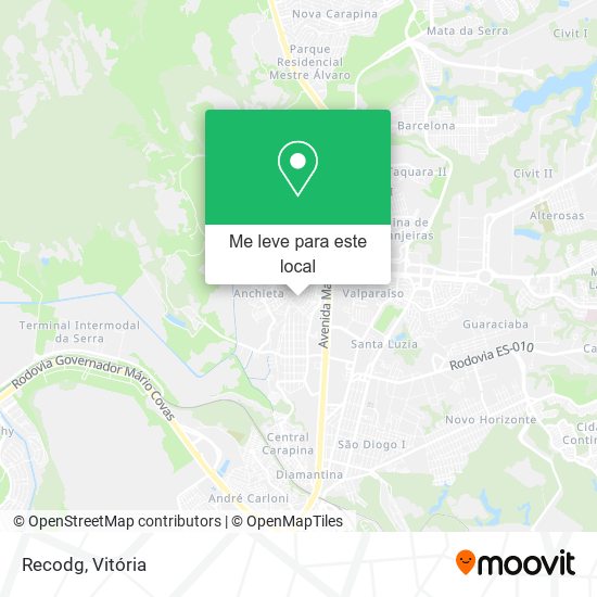 Recodg mapa