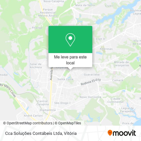 Cca Soluções Contábeis Ltda mapa