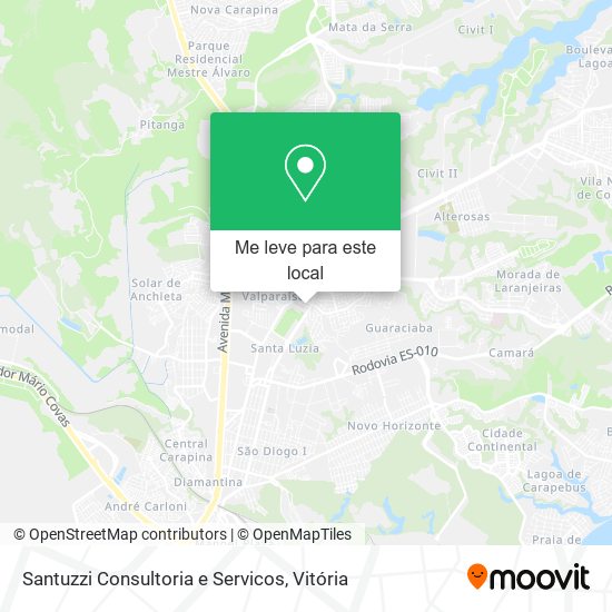 Santuzzi Consultoria e Servicos mapa