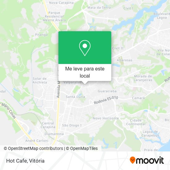 Hot Cafe mapa