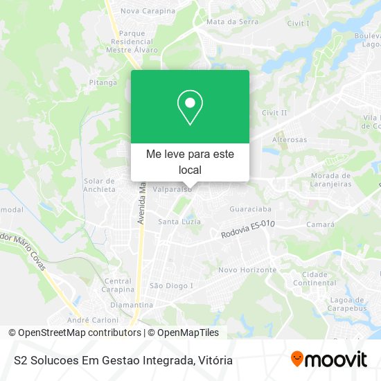 S2 Solucoes Em Gestao Integrada mapa