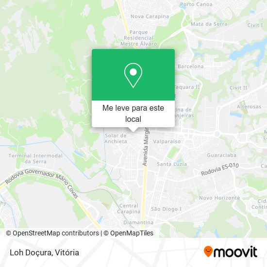Loh Doçura mapa