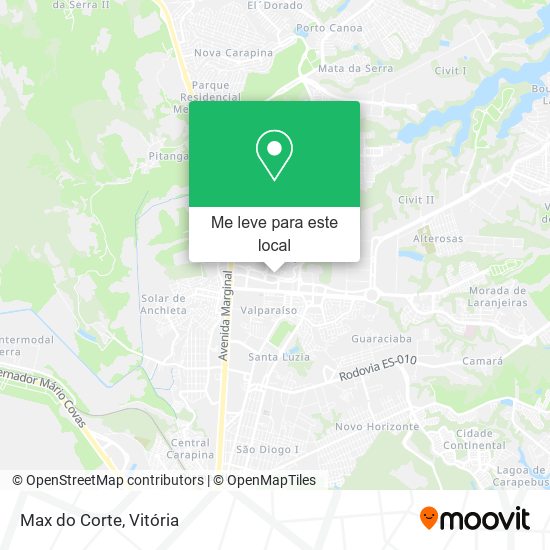 Max do Corte mapa