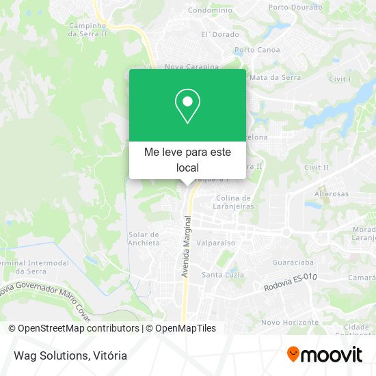 Wag Solutions mapa