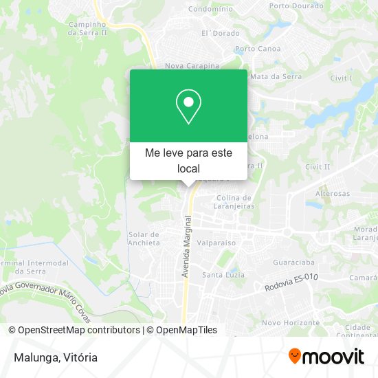 Malunga mapa
