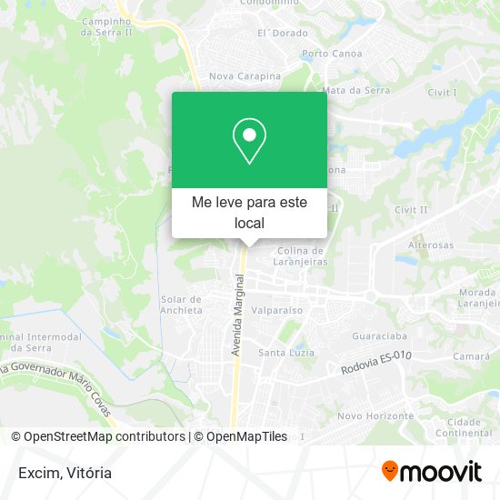 Excim mapa