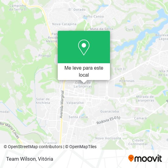 Team Wilson mapa