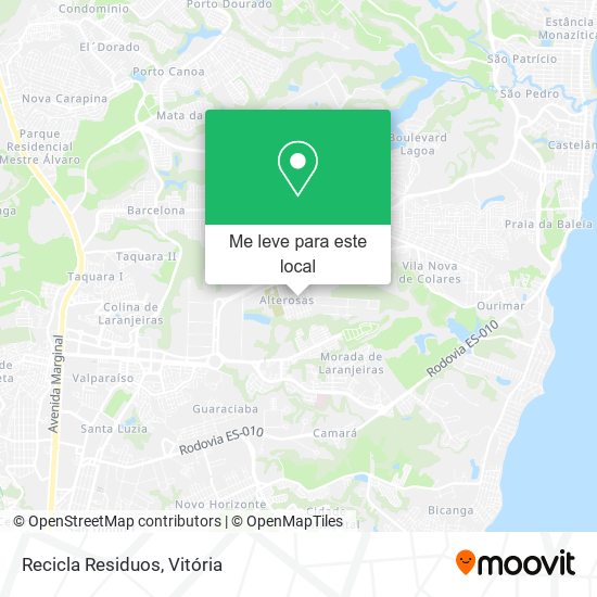 Recicla Residuos mapa