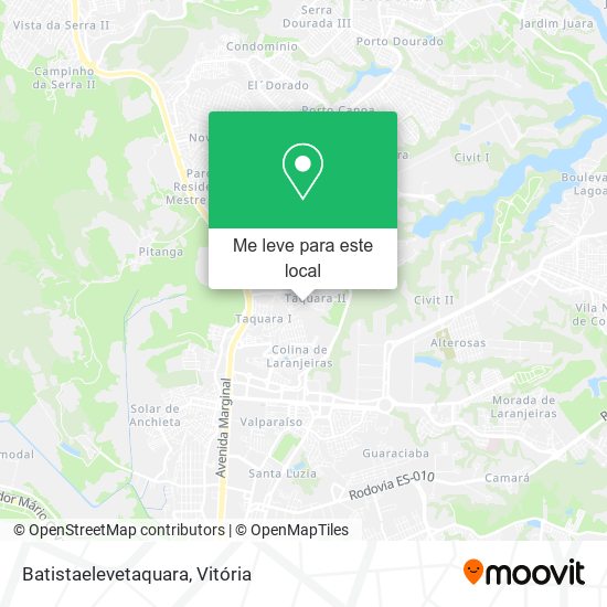 Batistaelevetaquara mapa
