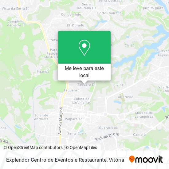 Explendor Centro de Eventos e Restaurante mapa