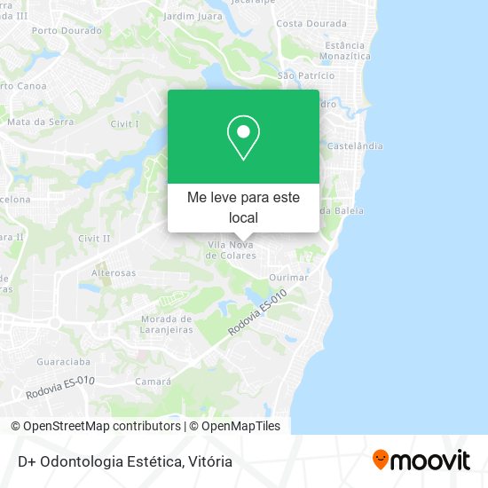 D+ Odontologia Estética mapa