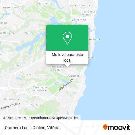 Carmem Lucia Diolino mapa