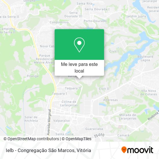 Ielb - Congregação São Marcos mapa