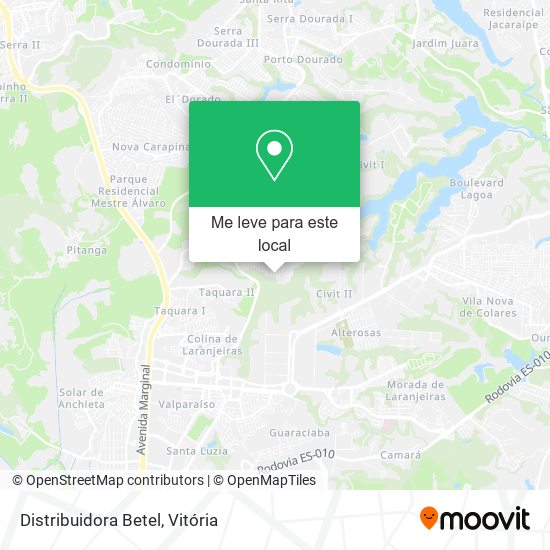 Distribuidora Betel mapa