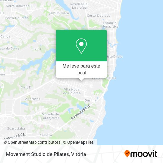 Movement Studio de Pilates mapa