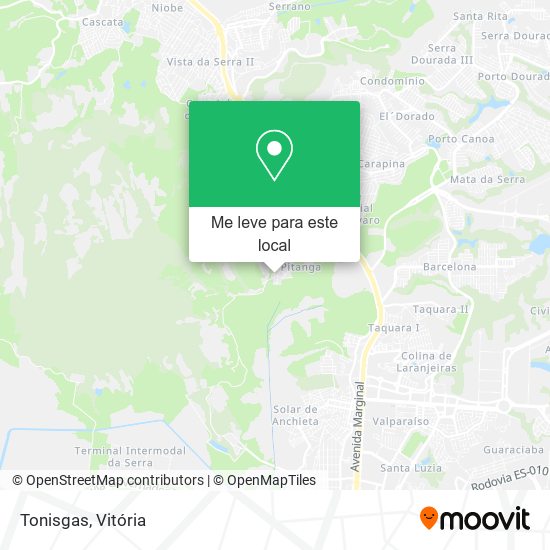 Tonisgas mapa