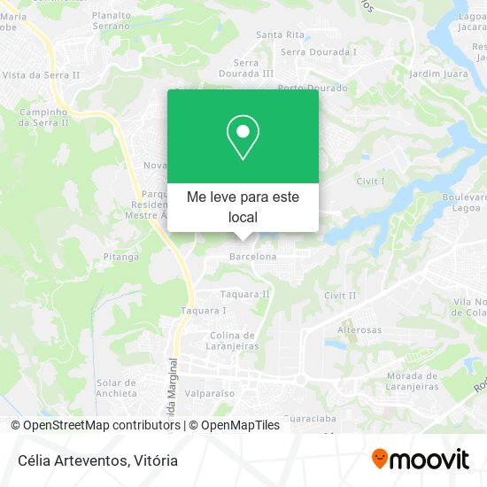 Célia Arteventos mapa