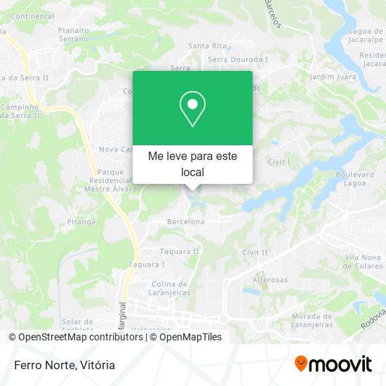 Ferro Norte mapa