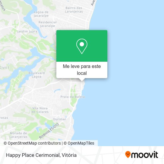 Happy Place Cerimonial mapa