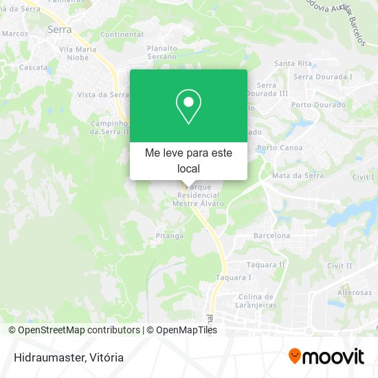 Hidraumaster mapa