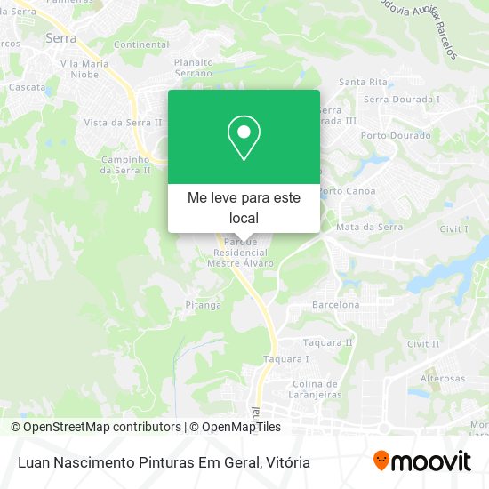 Luan Nascimento Pinturas Em Geral mapa