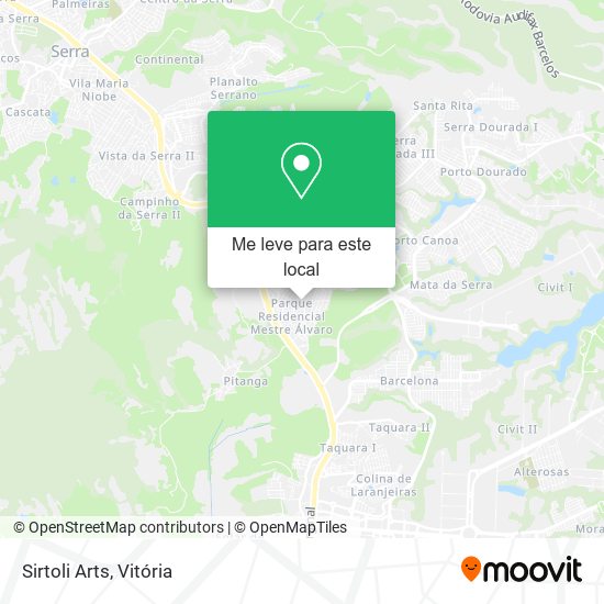 Sirtoli Arts mapa