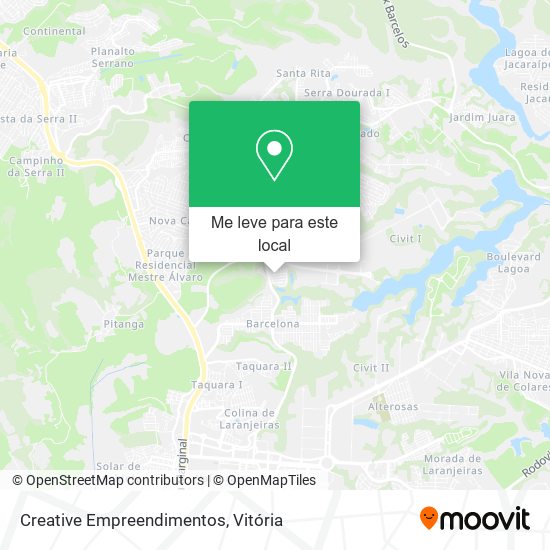 Creative Empreendimentos mapa
