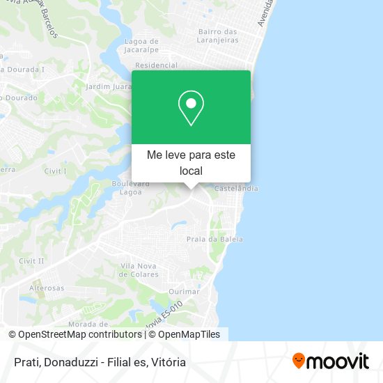 Prati, Donaduzzi - Filial es mapa