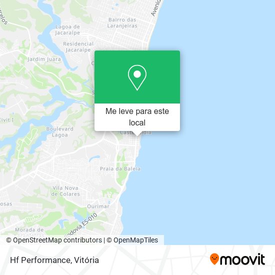 Hf Performance mapa