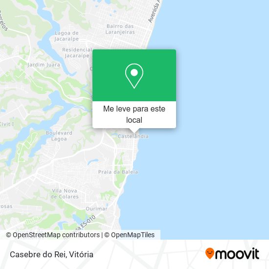 Casebre do Rei mapa