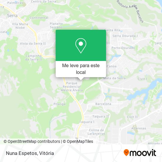 Nuna Espetos mapa