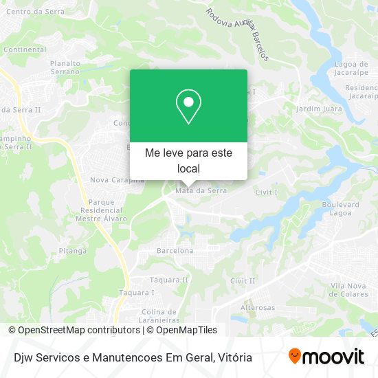 Djw Servicos e Manutencoes Em Geral mapa