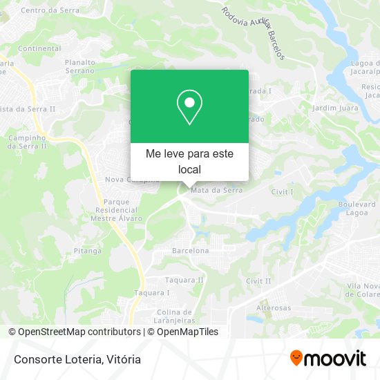 Consorte Loteria mapa
