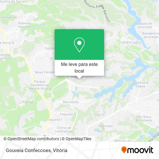 Gouveia Confeccoes mapa