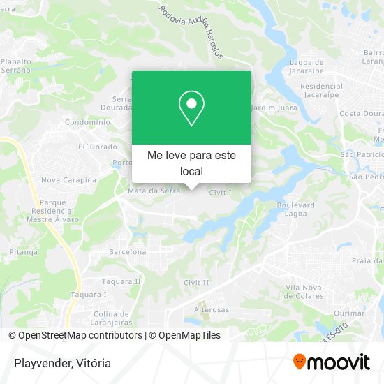 Playvender mapa